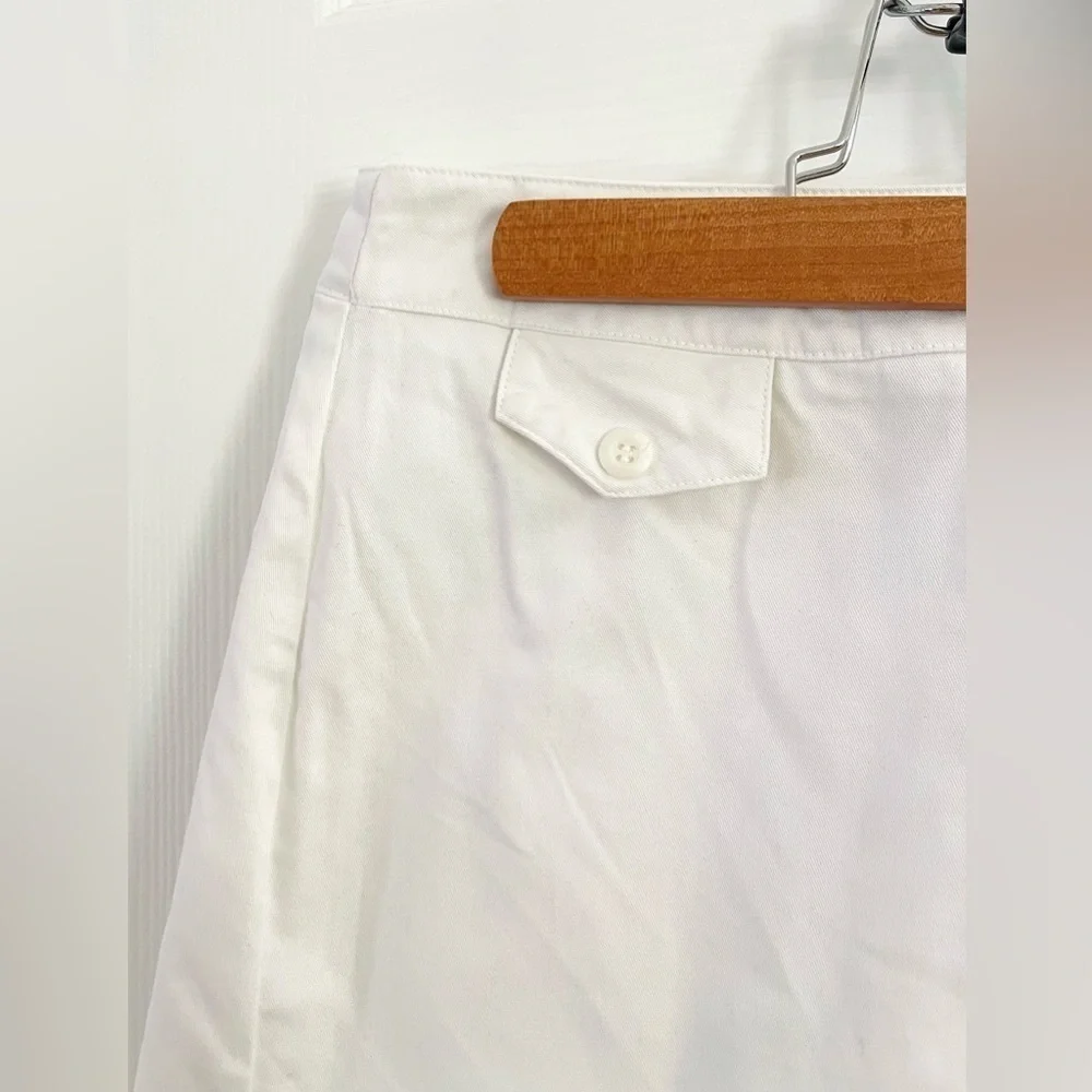 Briggs white cotton skort- Size 4P